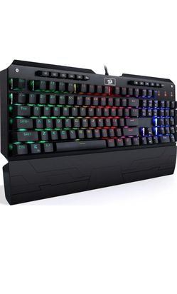 🔥 Redragon K555RGB-2 Indrah RGB Mechanical Gaming Keyboard New Open Box🔥