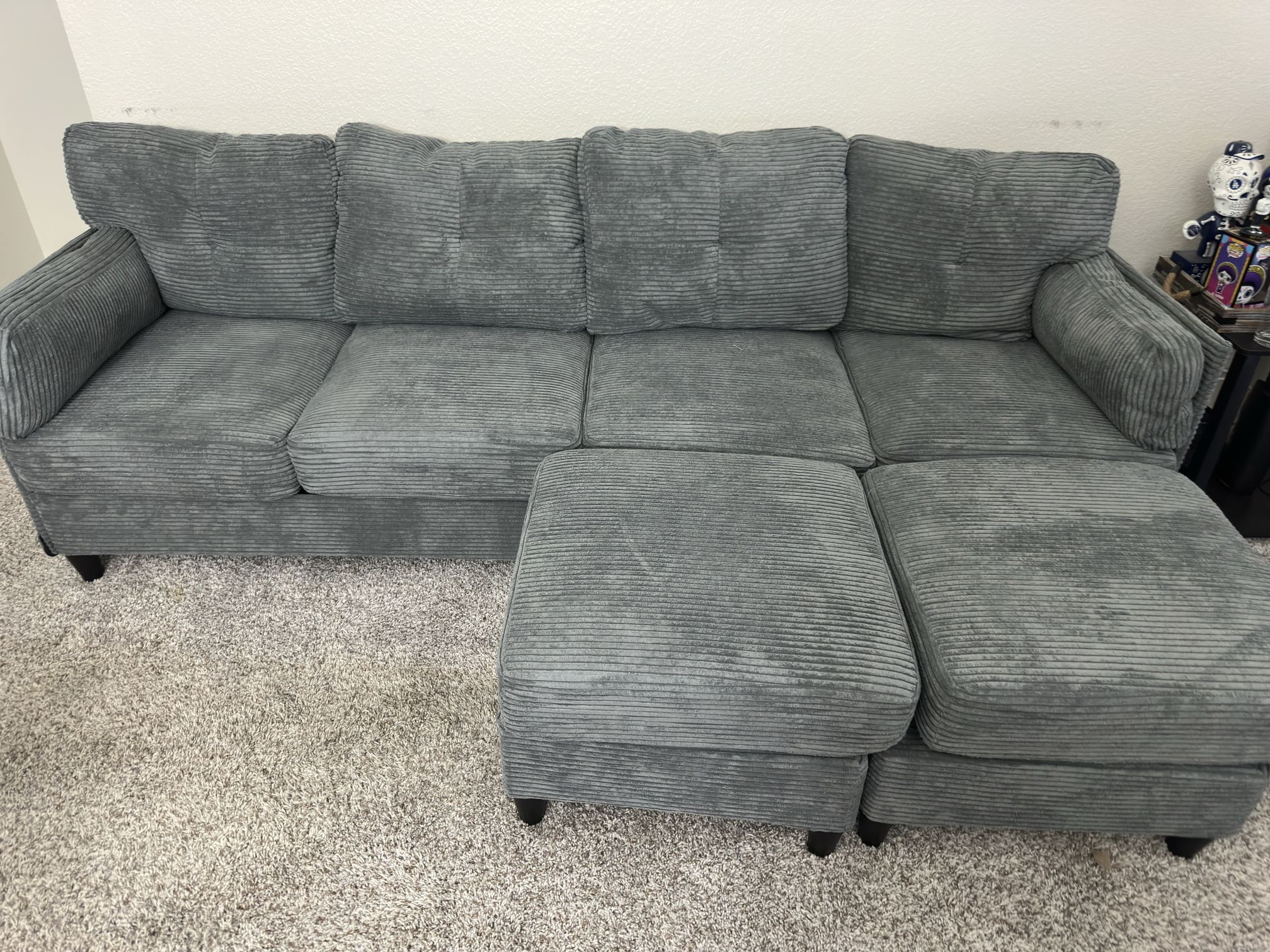 Brand New Dark Gray Sectional Sofa