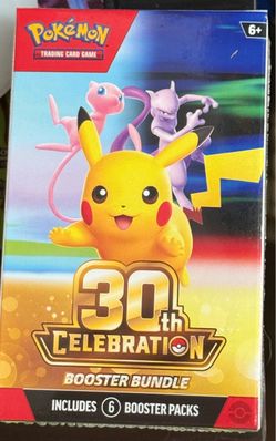 Pokemon 30th anniversary booster bundles. (Read Description).