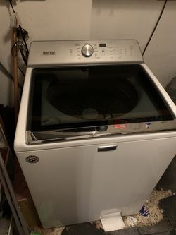 Maytag Commercial Technology Top Load Washer – Glass Lid