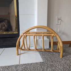 Boho Bamboo & Wicker Rack 