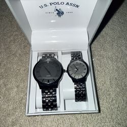 US POLO ASSN HIS/HER WATCH