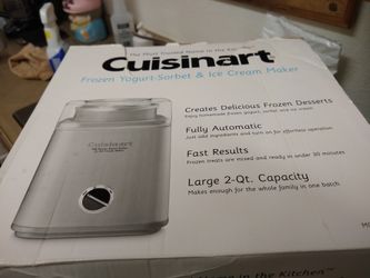Cuisinart Only Use One Time Ice Cream Maker