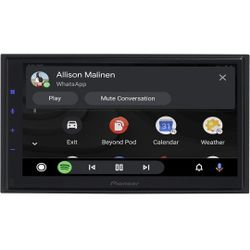PIONEER CAR DMHWC5700NEX 6.8-inch Multimedia Digital Media Receiver with Wireless or Wired Apple CarPlay, Android Auto

