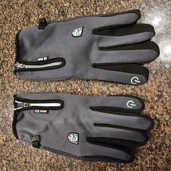 Brand new black/grey mountain bike gloves size L large scooter ATV dirt bike