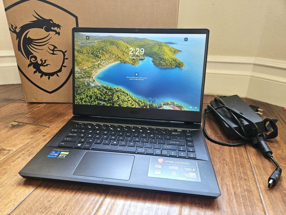 GP66 Leopard 11UG Gaming laptop - 1TB SSD, windows 11, new battery Intel® Core⢠i7 Processor
