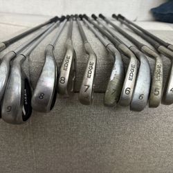 Hogan & Strata 9 R Flex Iron set mixed. 3 Iron through PW golf set.