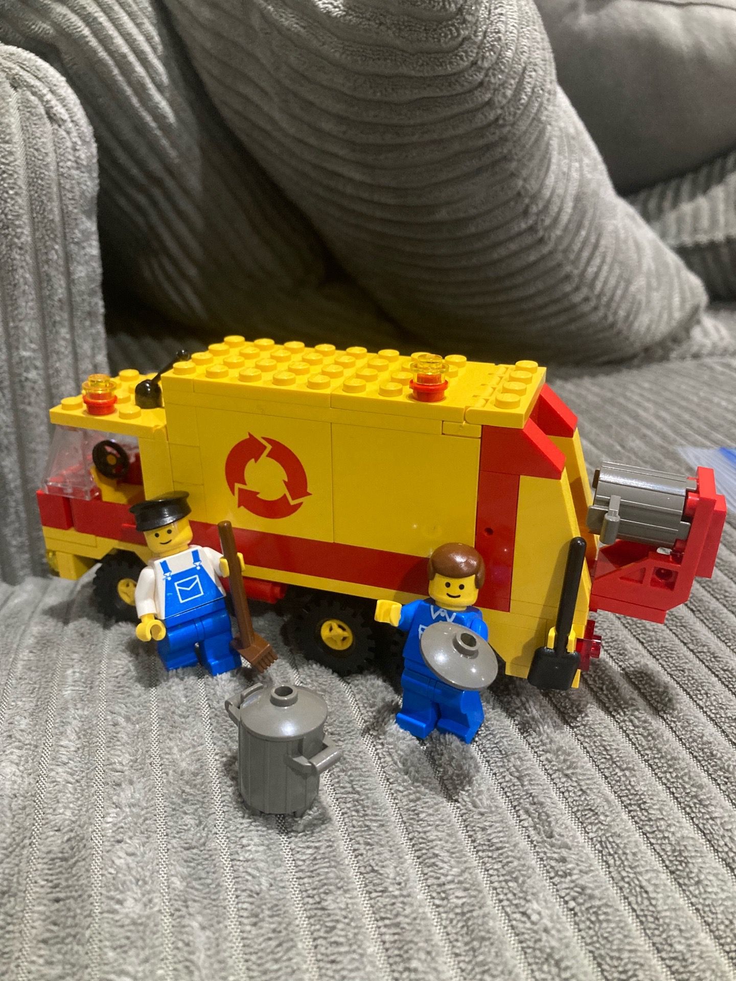 Complete Lego Legoland Town Recycle Truck