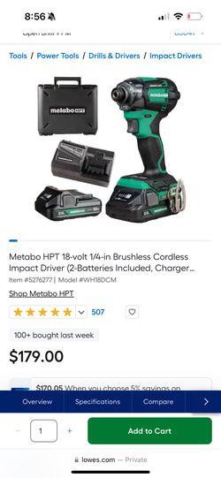 Metabo Impact Driver Kit
