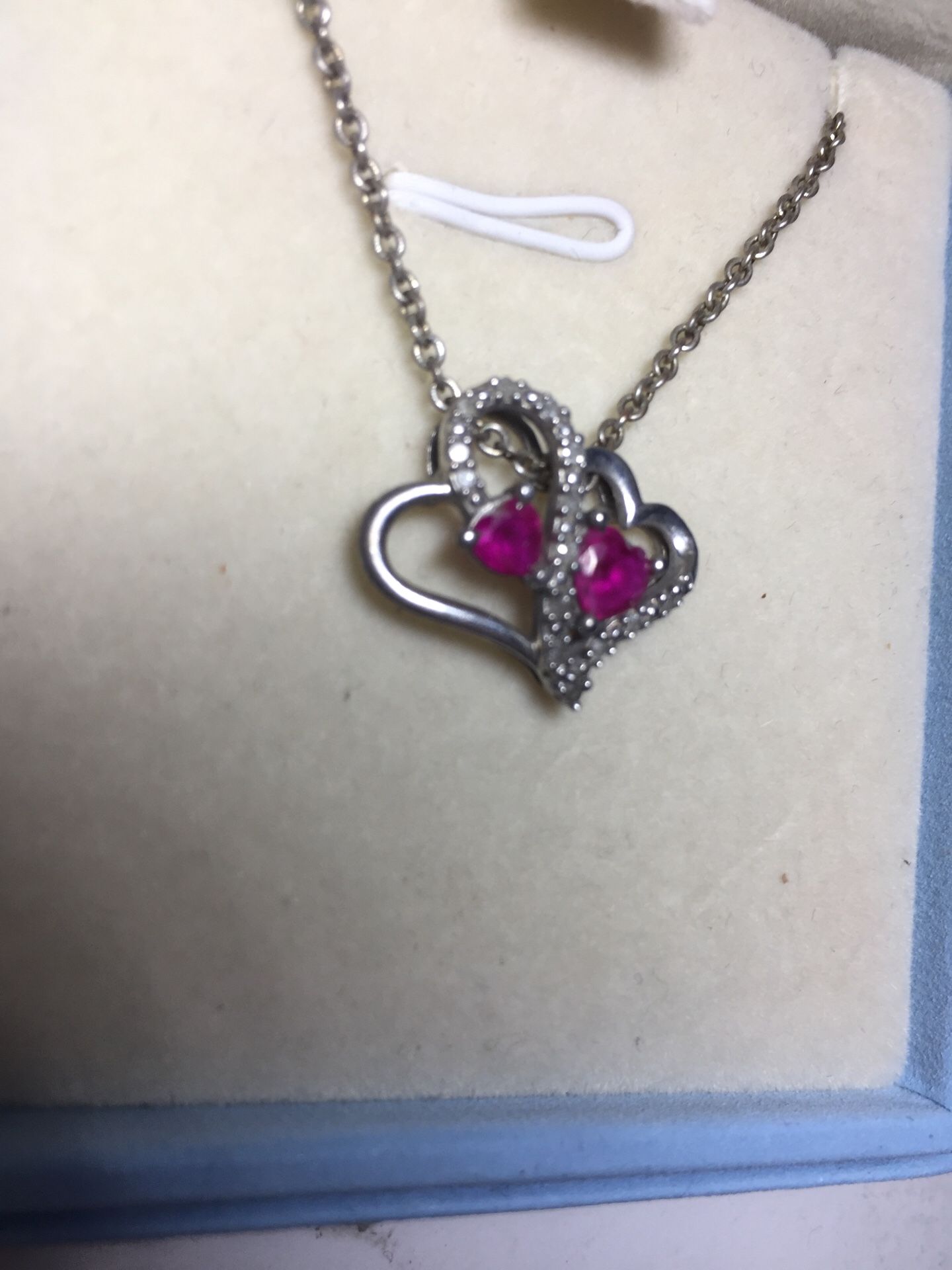 Heart necklace great for valentines