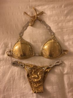 Competing Gold Bikini