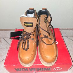 NEW Wolverine Work Wedge Steel Toe Boots Size 9.5M 🥾