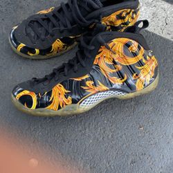 Nike Supreme Foamposite One Metallic Gold 652792 size 11
