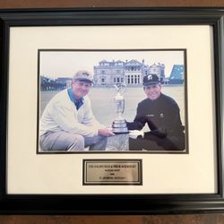 Framed Tribute To Legends - The Golden Bear & Black Knight