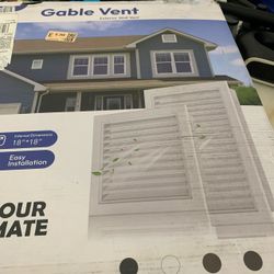 Gable Vent Exterior Wall Vent 18x18 and 20x20