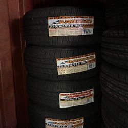 SET OF FOUR NEW TIRES 225/60/16 ARROYO GRANDSPORT A/S INCLUDING MOUNT AND BALANCE, ASK ME FOR SIZES AND BRANDS 