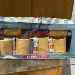 New 12 Piece Set Coffee Mugs