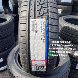 215/50R17 Falken Ziex Ze950 A/S New Set of Tires Installed and Balanced Set de Llantas Nuevas Instaladas y Balanceadas