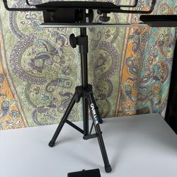 Quik Lok Lightweight Laptop Tripod Stand w/Pullout Mouse Tray Music DJ Adjustab 