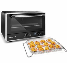 KitchenAid Digital Air Fry Countertop Oven, KCO124BM, Black Matte