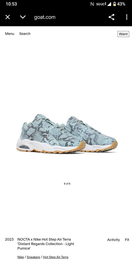 Nike Hot Step Air Terra / Nocta