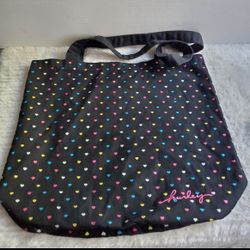 Hurley Rainbow Heart Tote Bag
