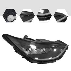 Headlight Assembly For 20 20–2022 Hyundai Sonata Passenger Right Side LED