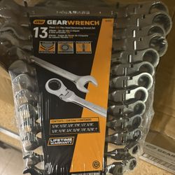 GEARWRENCH 13pc SAE Flex Head Ratcheting Wrench Set – Brand New & Sealed! 1/2 Off Price On amz 