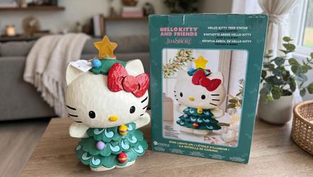Sanrio Hello Kitty Christmas Tree Statue by Jim Shore – 15"
