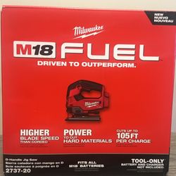 NEW MILWAUKEE M18 FUEL JIGSAW TOOL ONLY
