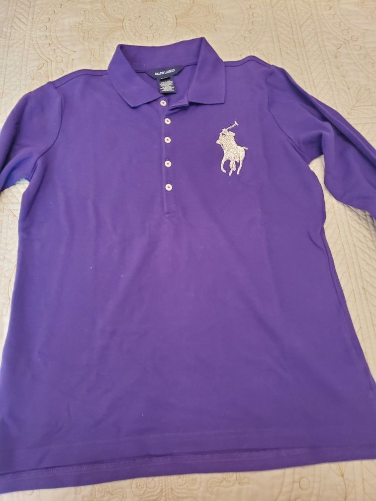 Polo long sleeves shirt 16 size kids