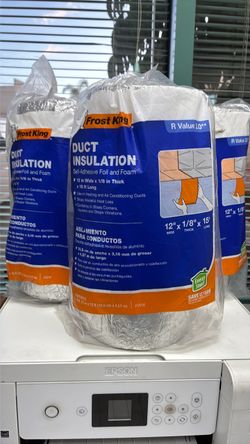 Self adhesive duct insulation 3 rolls