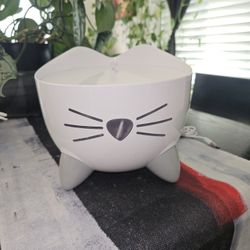 Cat Drinking Fountain