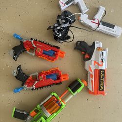 Nerf And Laser Tag Guns