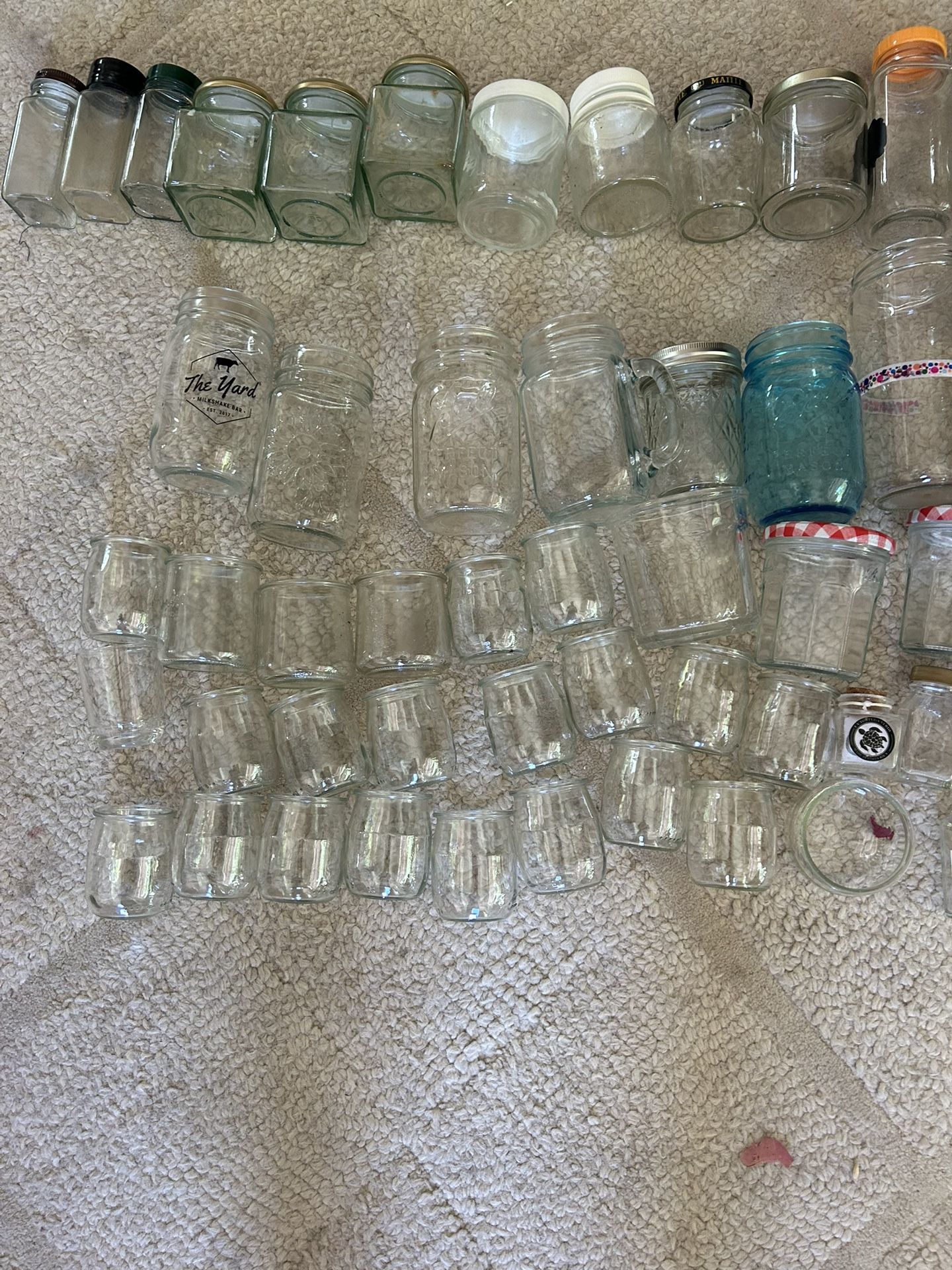 Recycled Glass Jars