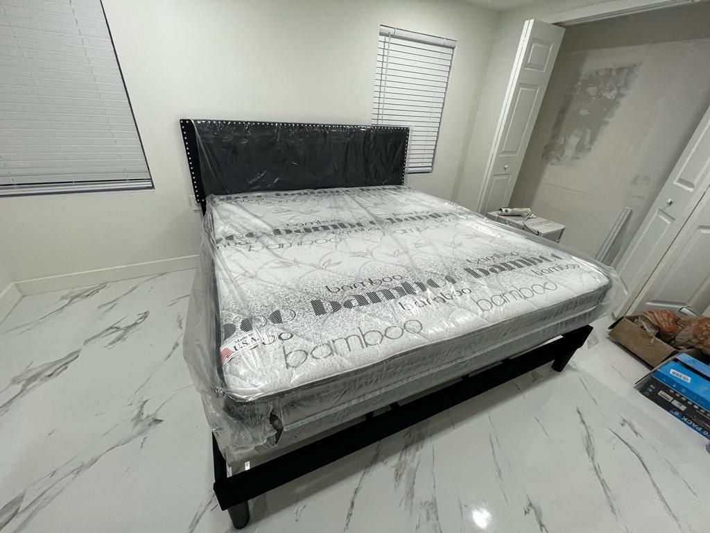 NEW MATTRESS FULL SIZE WITH BOX SPRING