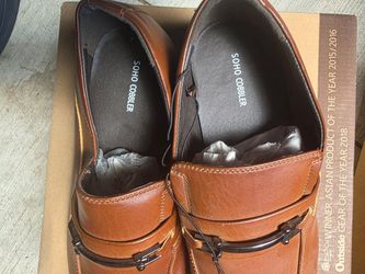 Soho Cobbler Brown Leather Loafers