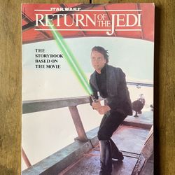 Vintage 1983 Star Wars Return of the Jedi Storybook PAPERBACK