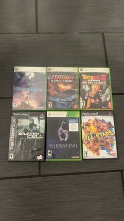 Video Game Lot -Xbox 360 -Ps2