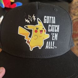 Black and yellow Pikachu cap 2022 