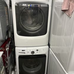Maytag Stackable Washer And Gas Dryer 