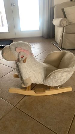 Toddler sheep rocker