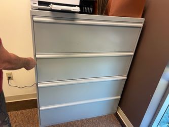 4-Drawer Lateral Metal File Cabinet