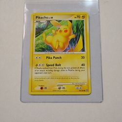 Rare Old 2008 Pokemon - Pikachu Card #70/100