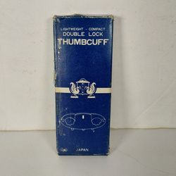 Vintage Double Lock Thumb Cuff Japan