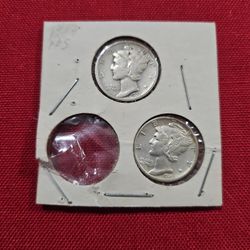 1927 P And S MERCURY DIME