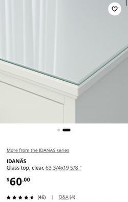 IKEA IDANÄS Glass Top - NEW
