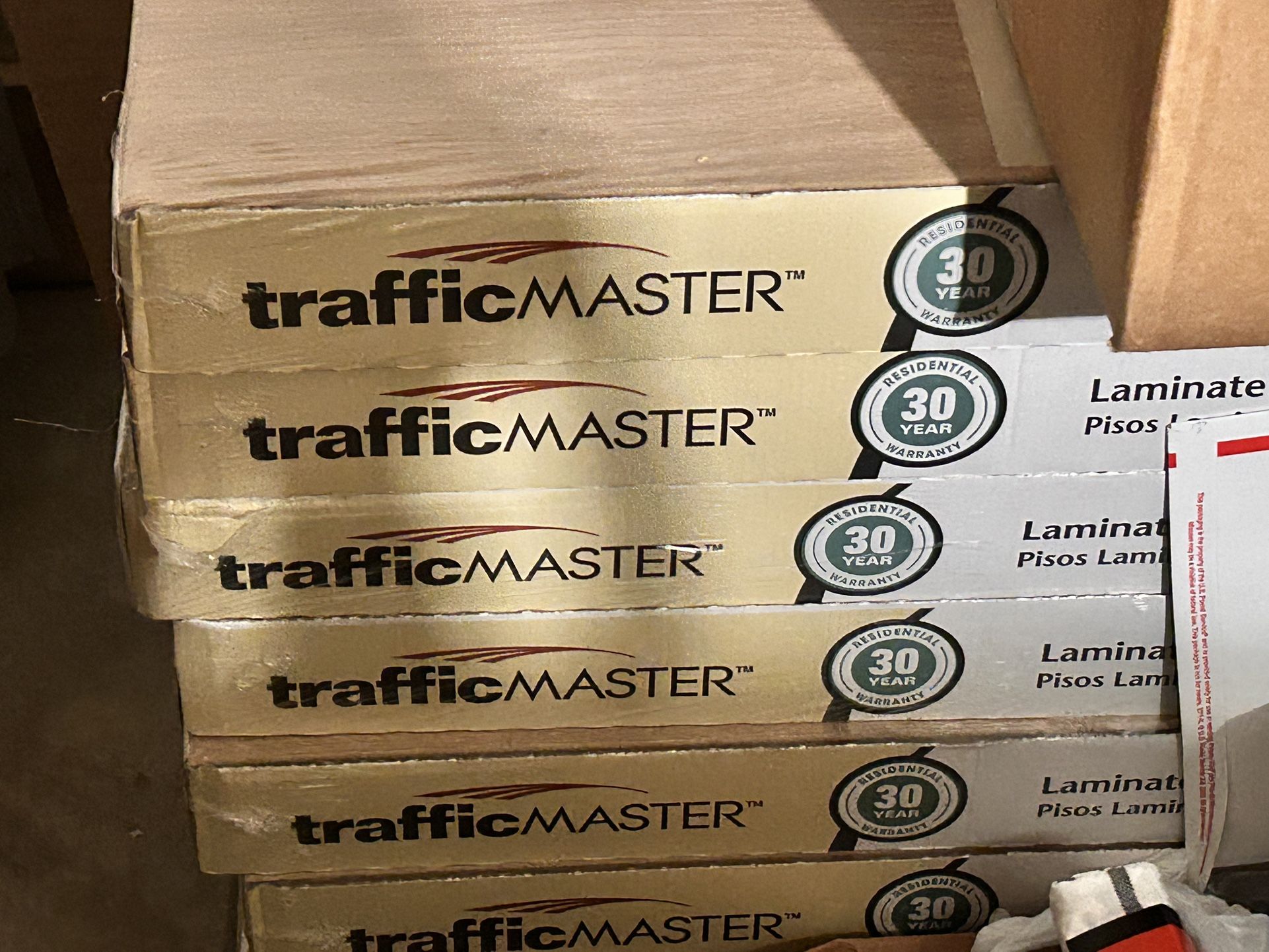 13 Boxes Laminated Flooring Unopened