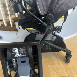 evenflo stroller with base