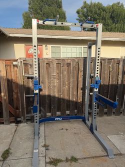 Fitness gear squat rack with pull up bar and dips